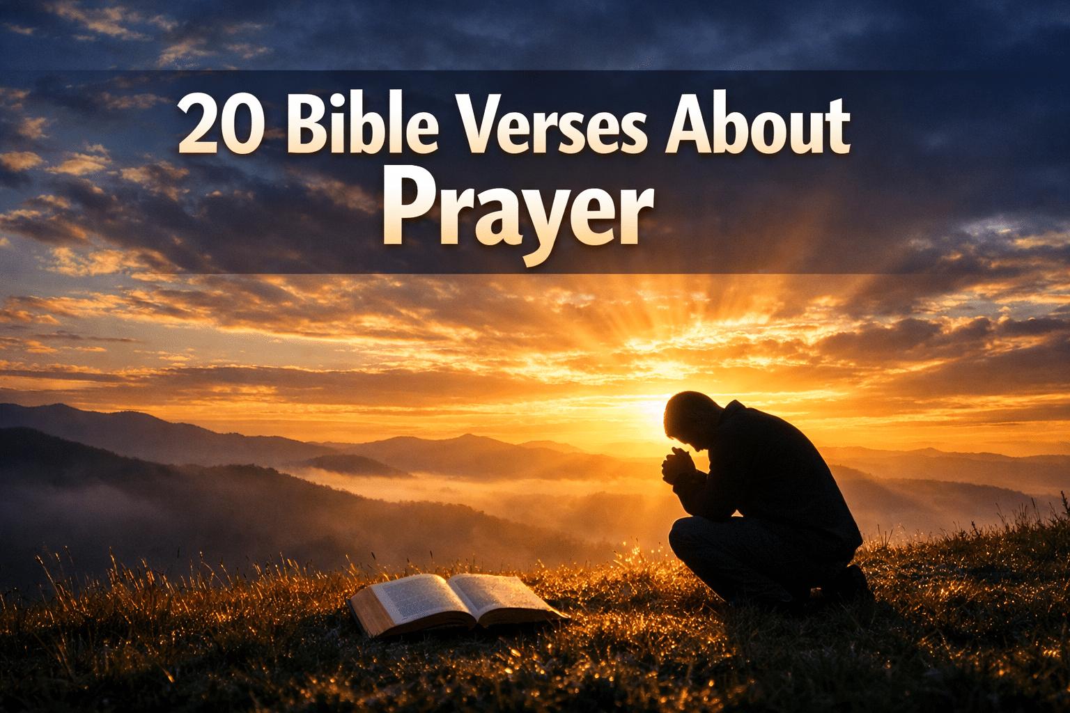 20 Bible Verses About Prayer