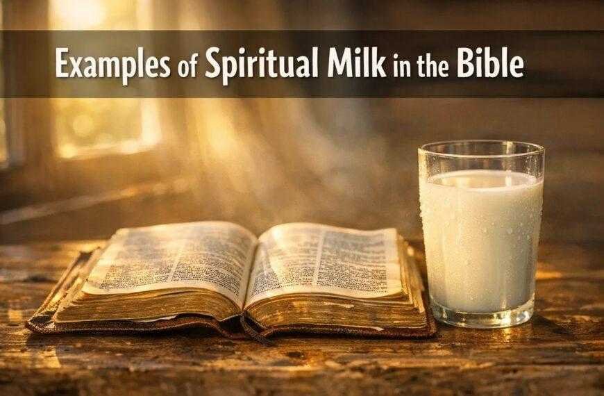 Examples of Spiritual Milk in the Bible: Foundational Truths Every Believer Needs