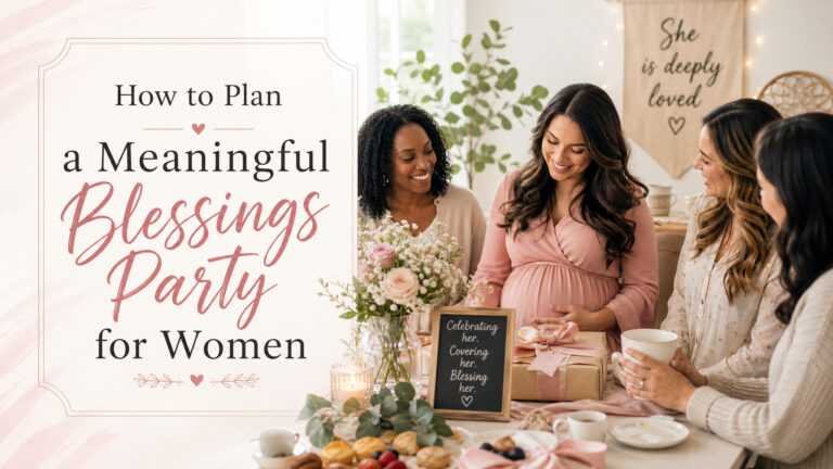 How to Plan a Meaningful Blessings Party for Women