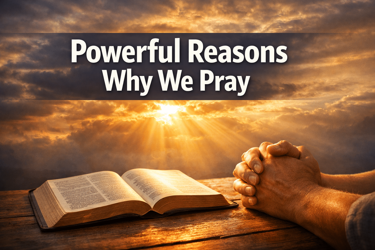 Powerful Reasons Why We Pray