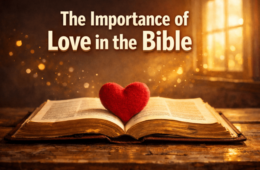 The importance of love in the Bible
