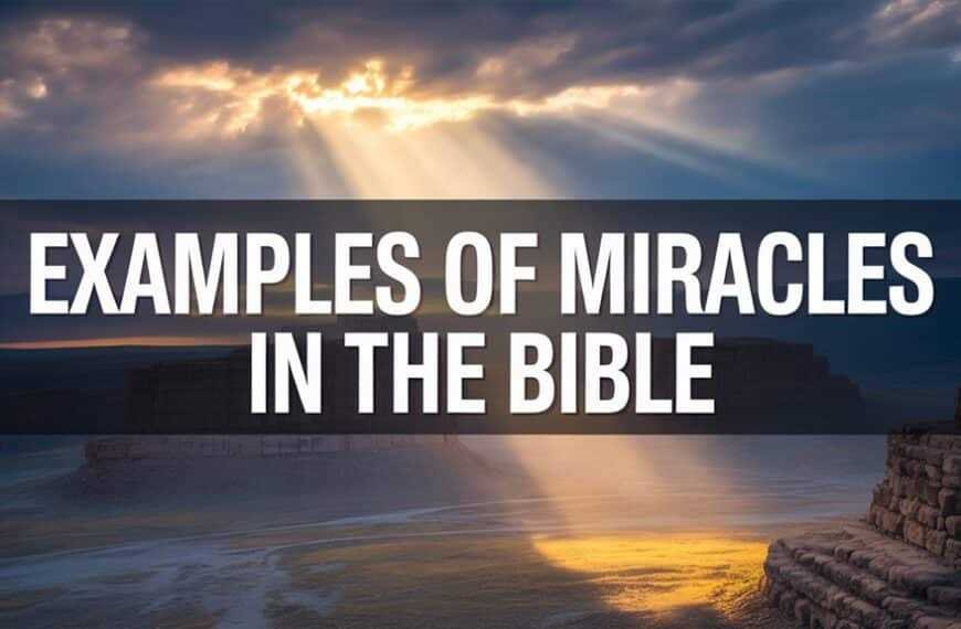 biblical accounts of miracles