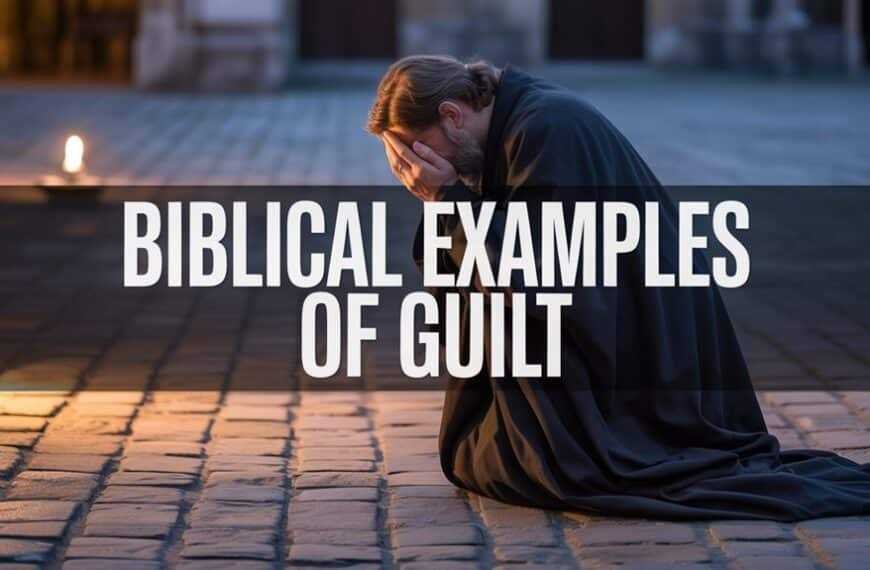 biblical instances of guilt