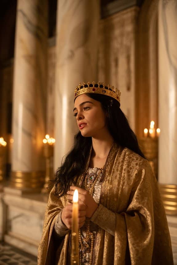 courageous queen saves nation