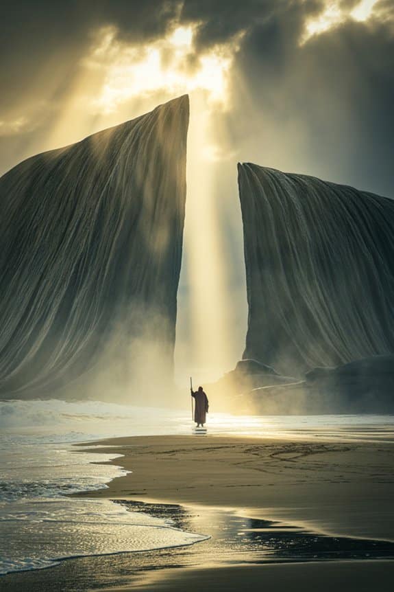 moses parts the sea