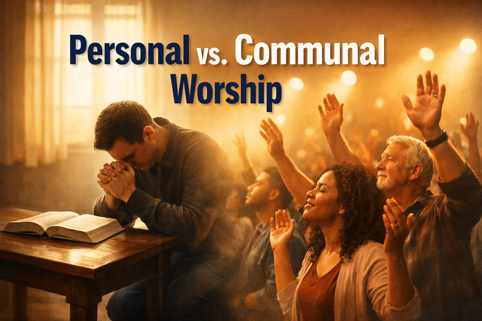personal vs. communal worship