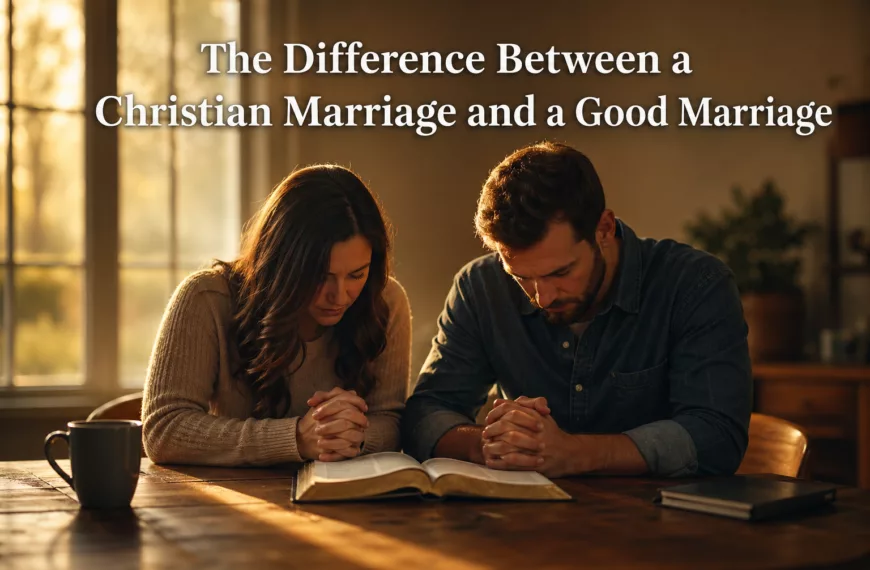 The Difference Between a Christian Marriage and a Good Marriage
