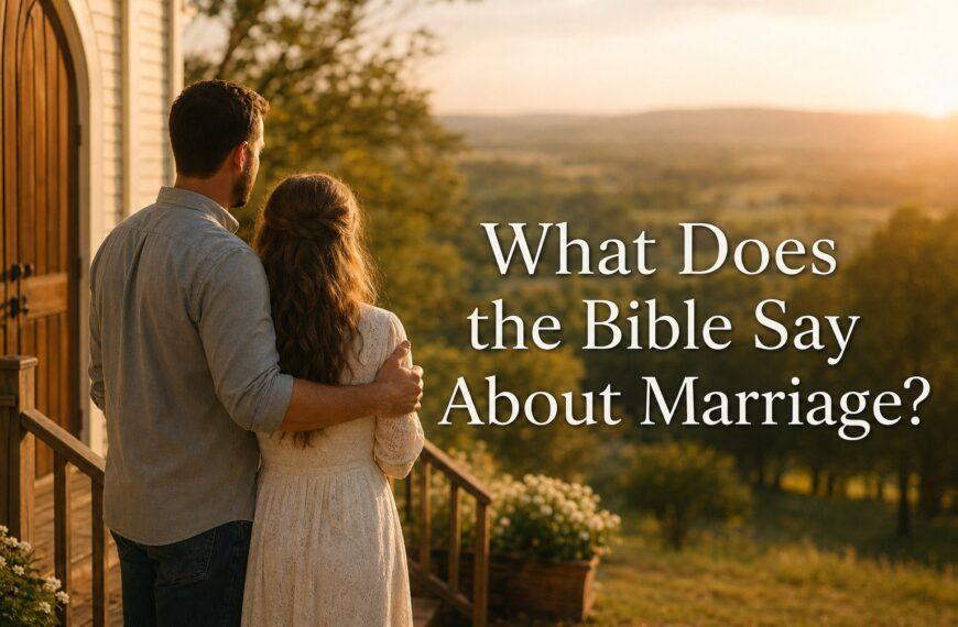 What Does the Bible Say About Marriage?