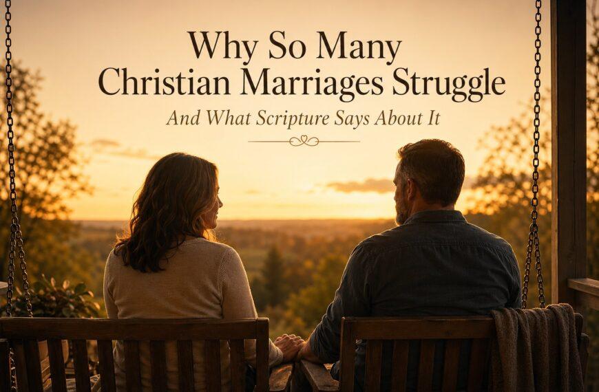 Why So Many Christian Marriages Struggle (And What Scripture Says About It)
