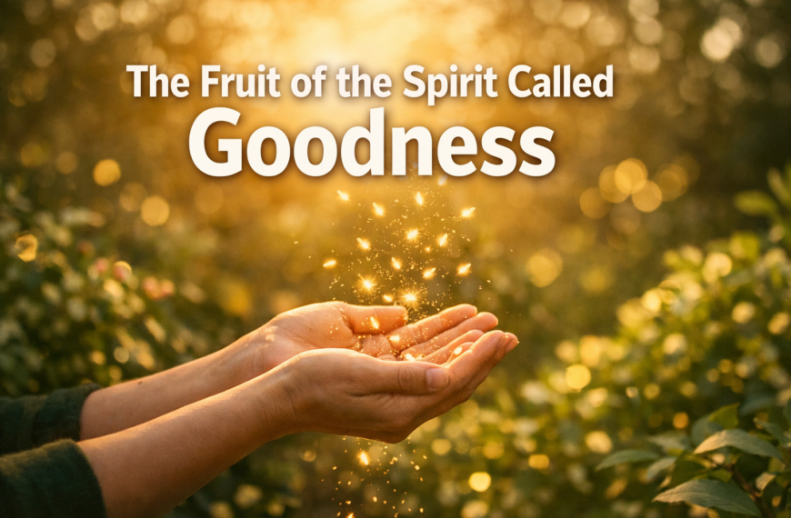The Fruit of the Spirit Called Goodness: What It Really Means and How to Live It