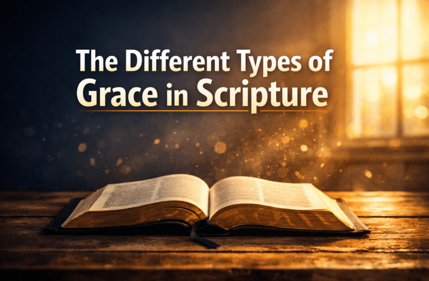 The Different Types of Grace in Scripture: A Complete Guide for Every Believer