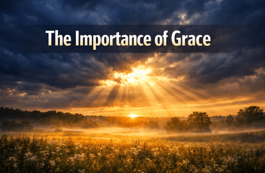 The Importance of Grace: Why It Changes Everything About Your Faith