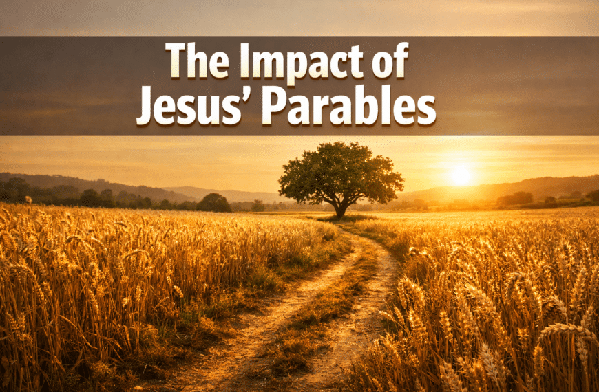 The Impact of Jesus’ Parables: Why These Ancient Stories Still Transform Lives
