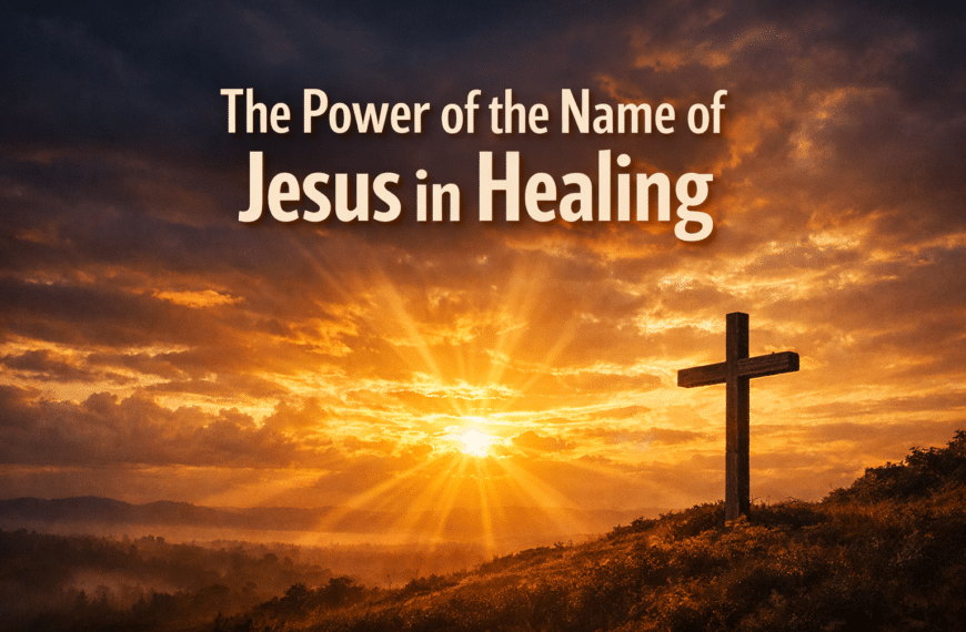The Power of the Name of Jesus in Healing: A Believer’s Guide to Divine Authority