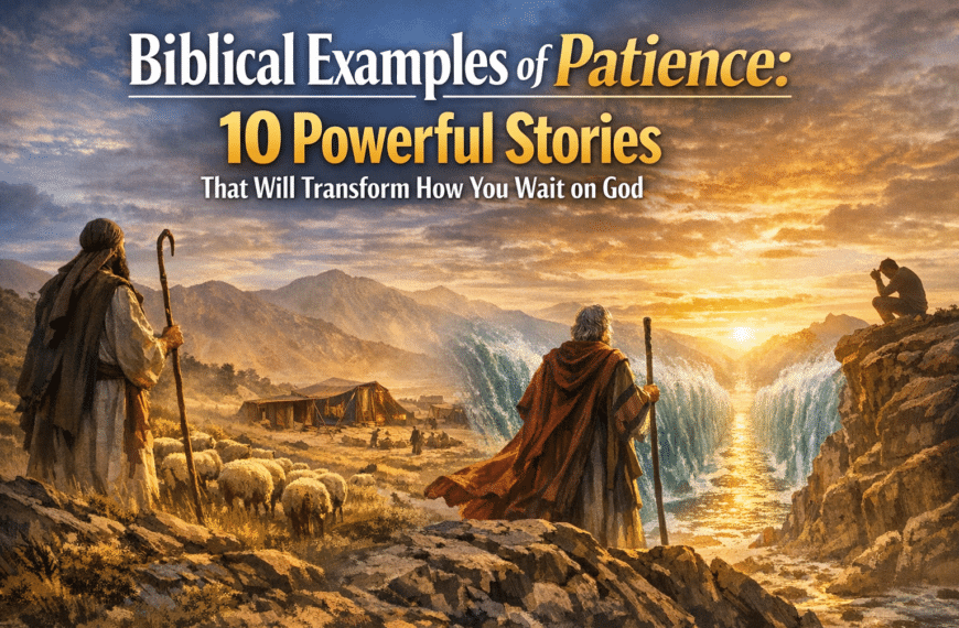Biblical Examples of Patience: 10 Powerful Stories That Will Transform How You Wait on God