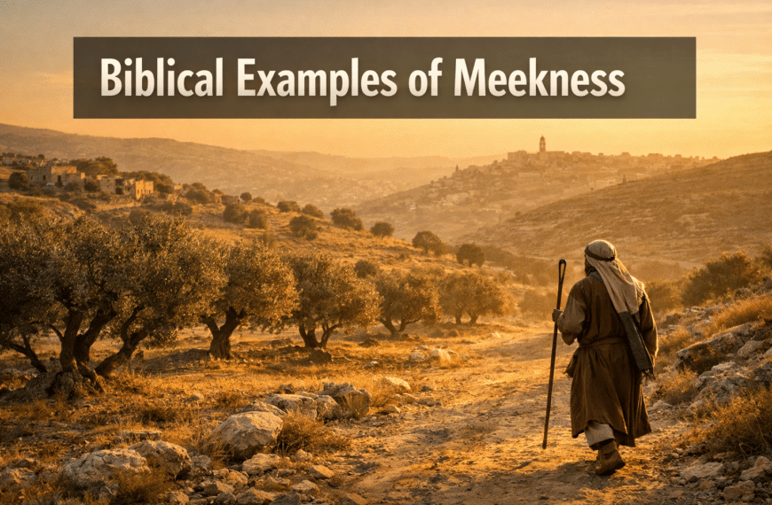 Biblical Examples of Meekness: 7 Powerful Models of Strength Under Control