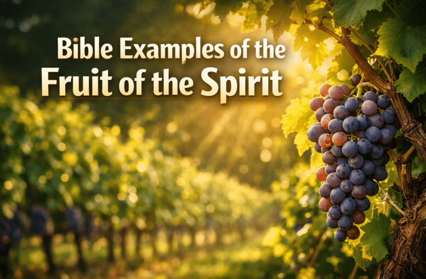 Bible Examples of the Fruit of the Spirit: 9 Powerful Traits Seen in Real Biblical Lives
