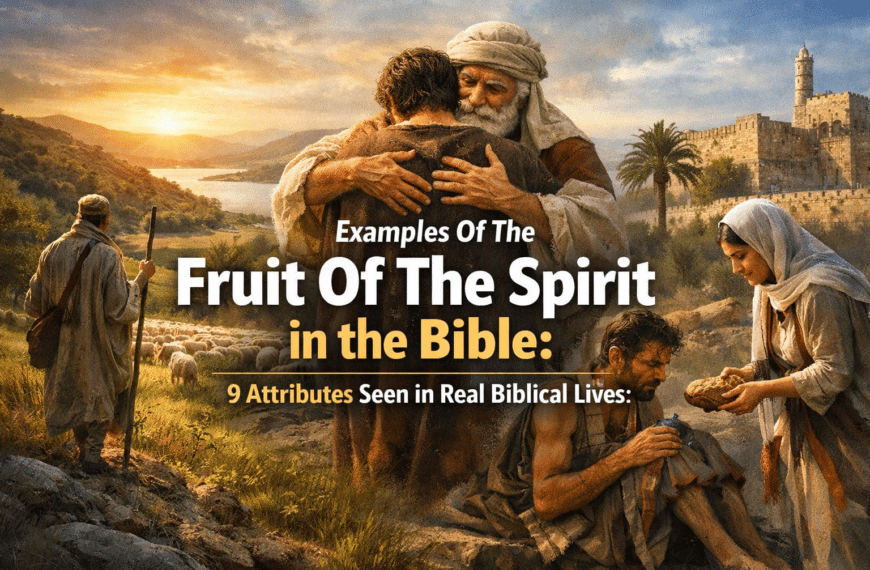 Examples Of The Fruit Of The Spirit in the Bible: 9 Attributes Seen in Real Biblical Lives