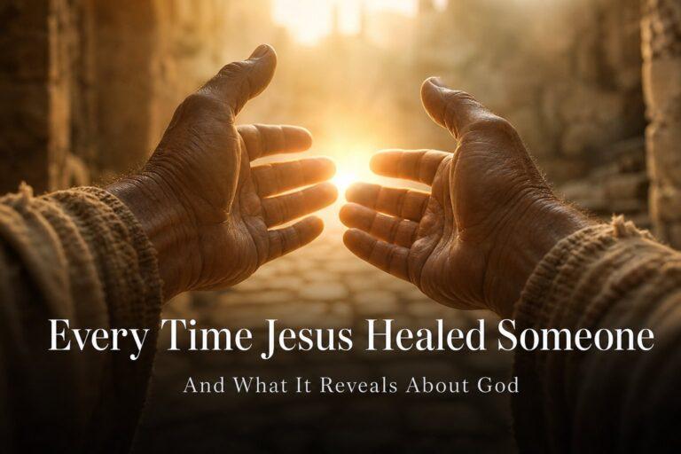 Every Time Jesus Healed Someone (And What It Reveals About God)