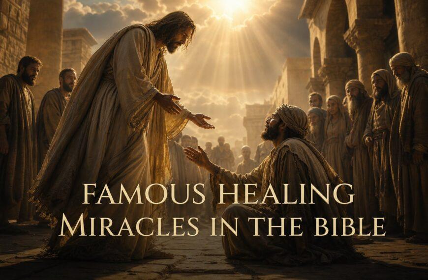 Famous Healing Miracles in the Bible and What They Teach Us