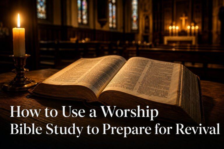 How to Use a Worship Bible Study to Prepare for Revival