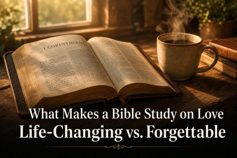 What Makes a Bible Study on Love Life-Changing vs. Forgettable