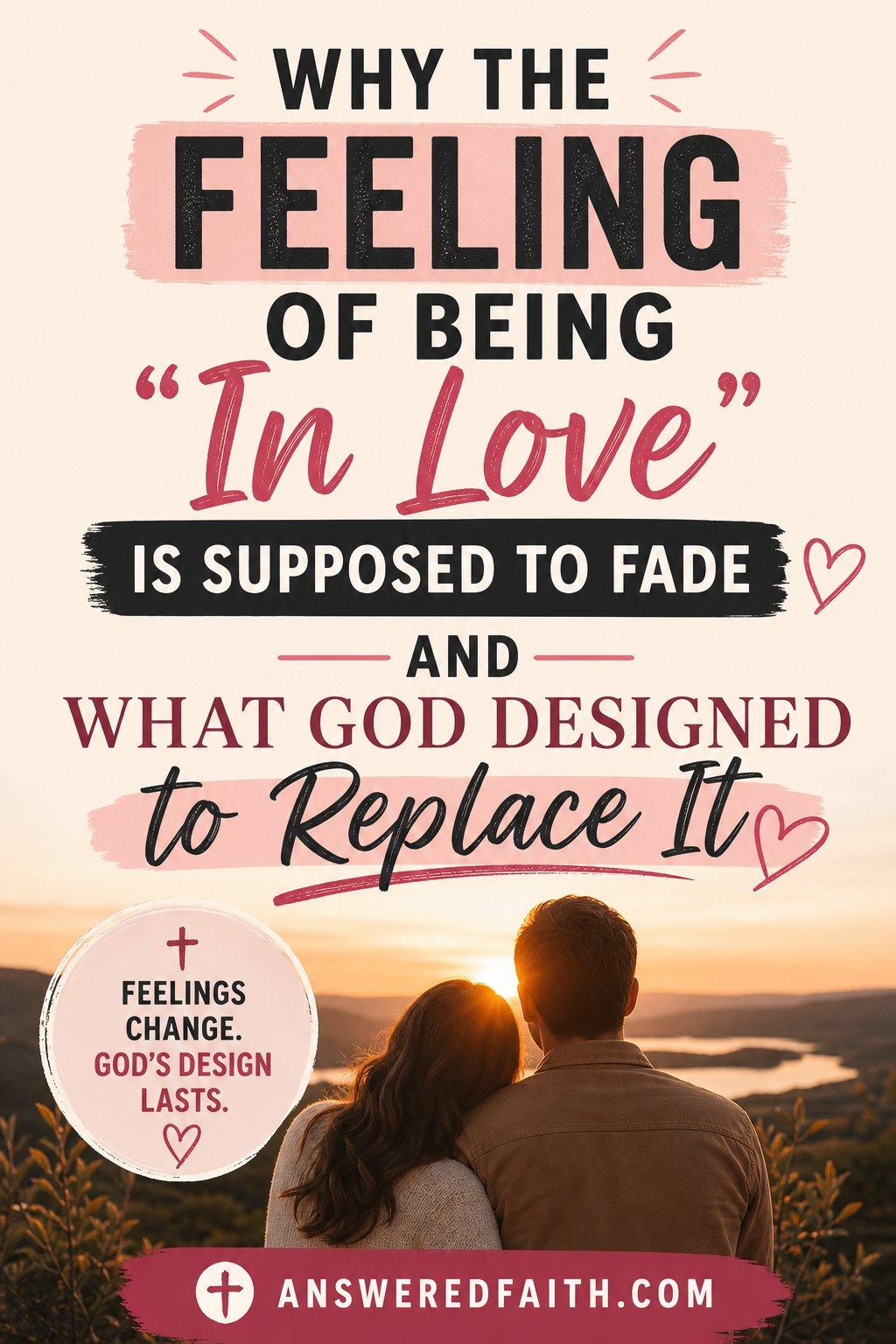 Why the Feeling of Being In Love Is Supposed to Fade — And What God Designed to Replace It