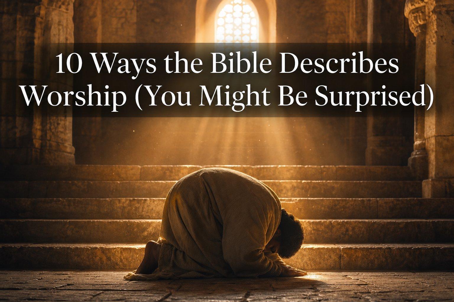 10 Ways the Bible Describes Worship (You Might Be Surprised)