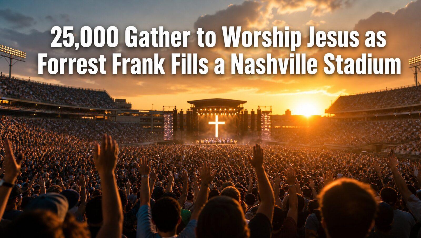 25,000 Gather to Worship Jesus as Forrest Frank Fills a Nashville Stadium