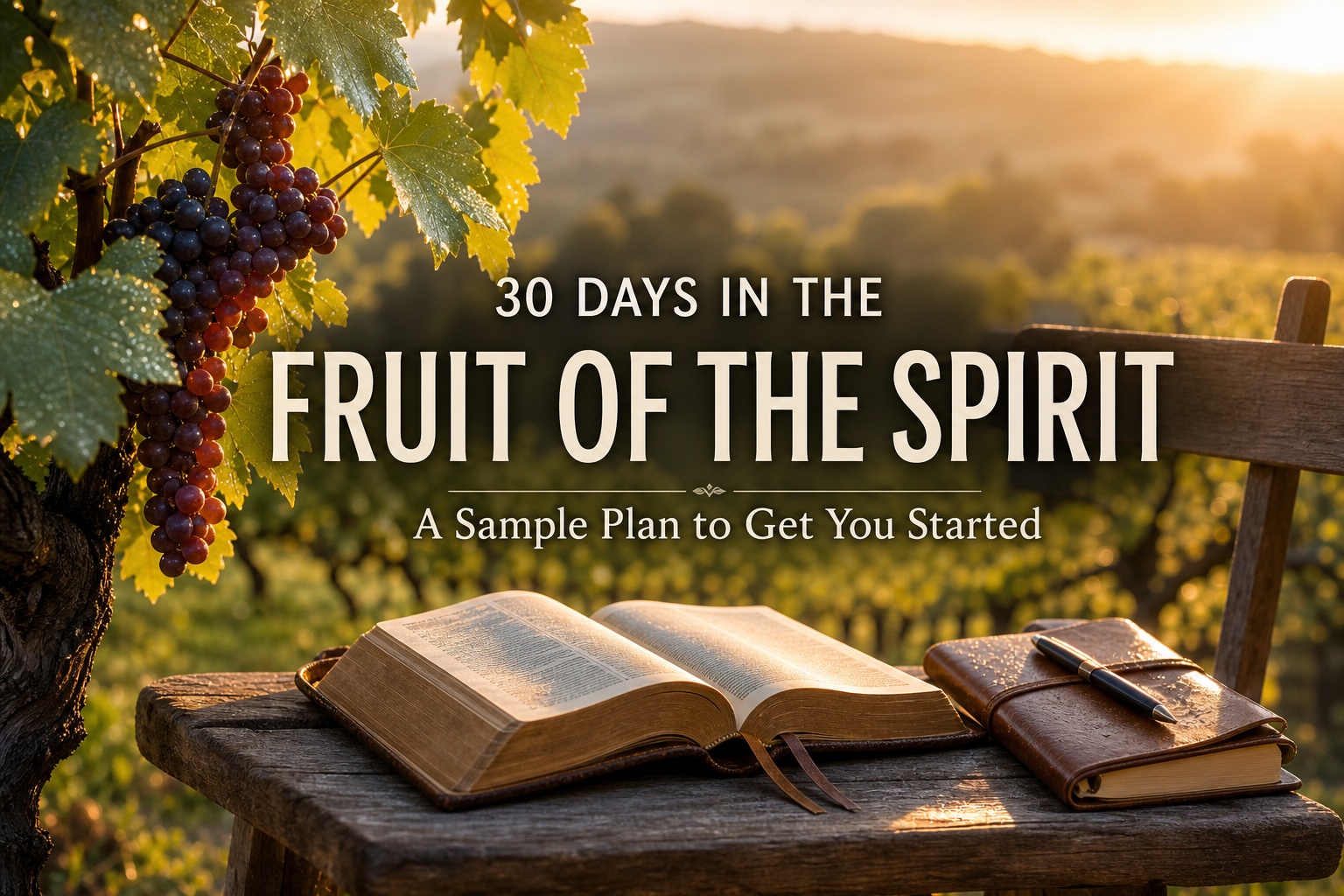 30 Days in the Fruit of the Spirit: A Sample Plan to Get You Started