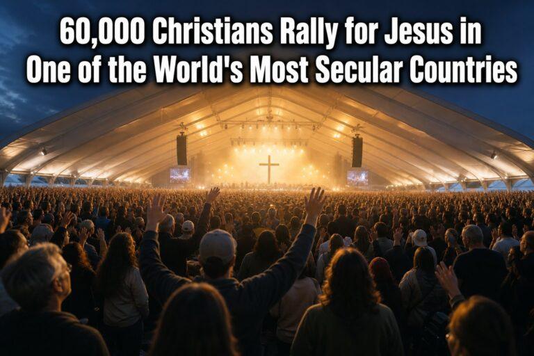 60,000 Christians Rally for Jesus in One of the World's Most Secular Countries