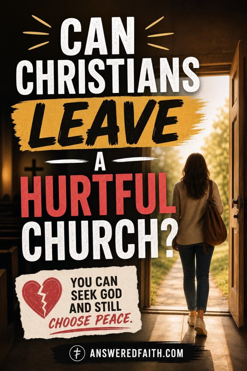 Can Christians Leave a Hurtful Church