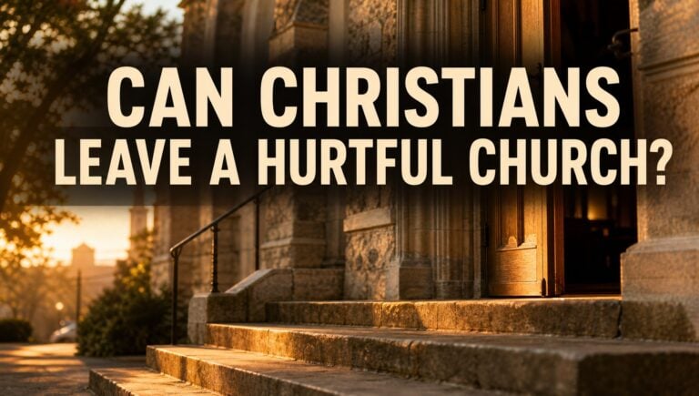 Can Christians Leave a Hurtful Church? What the Bible Really Says