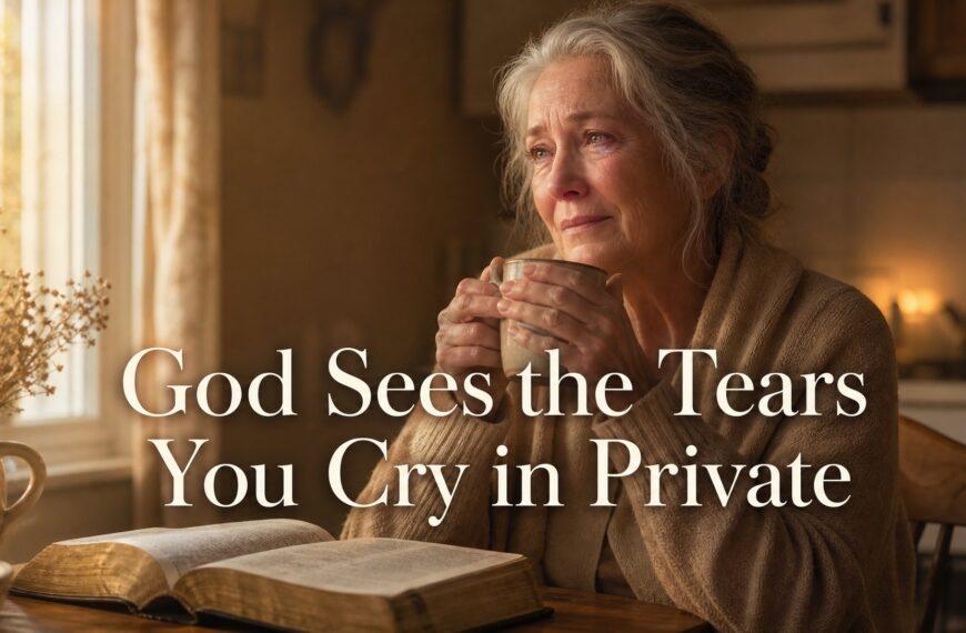 God Sees the Tears You Cry in Private