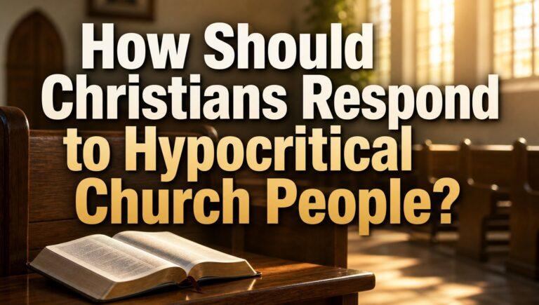 How Should Christians Respond to Hypocritical Church People?
