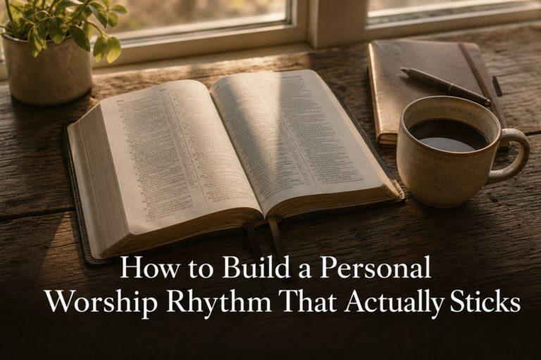 How to Build a Personal Worship Rhythm That Actually Sticks