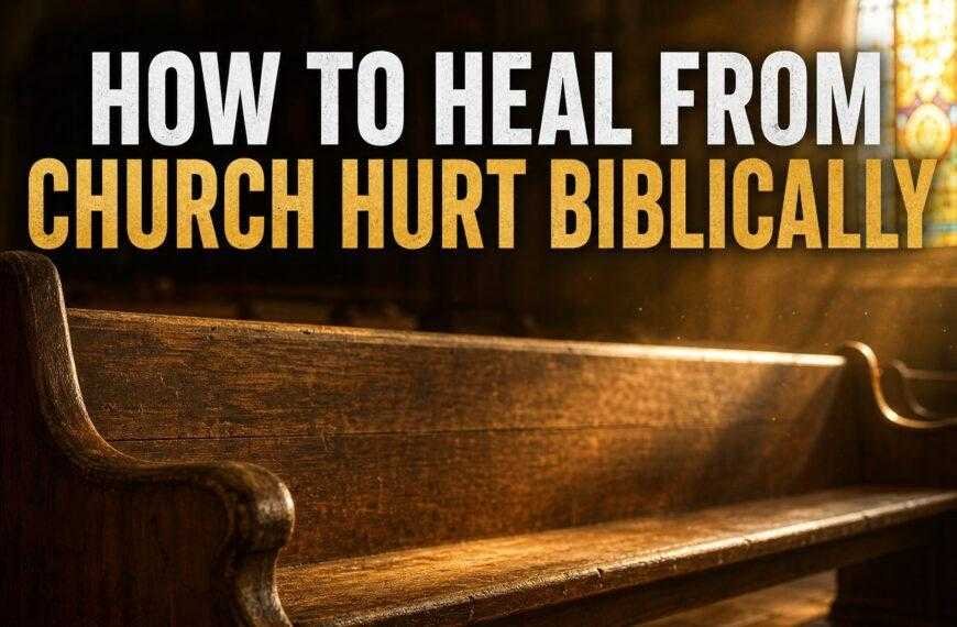 How to Heal From Church Hurt Biblically