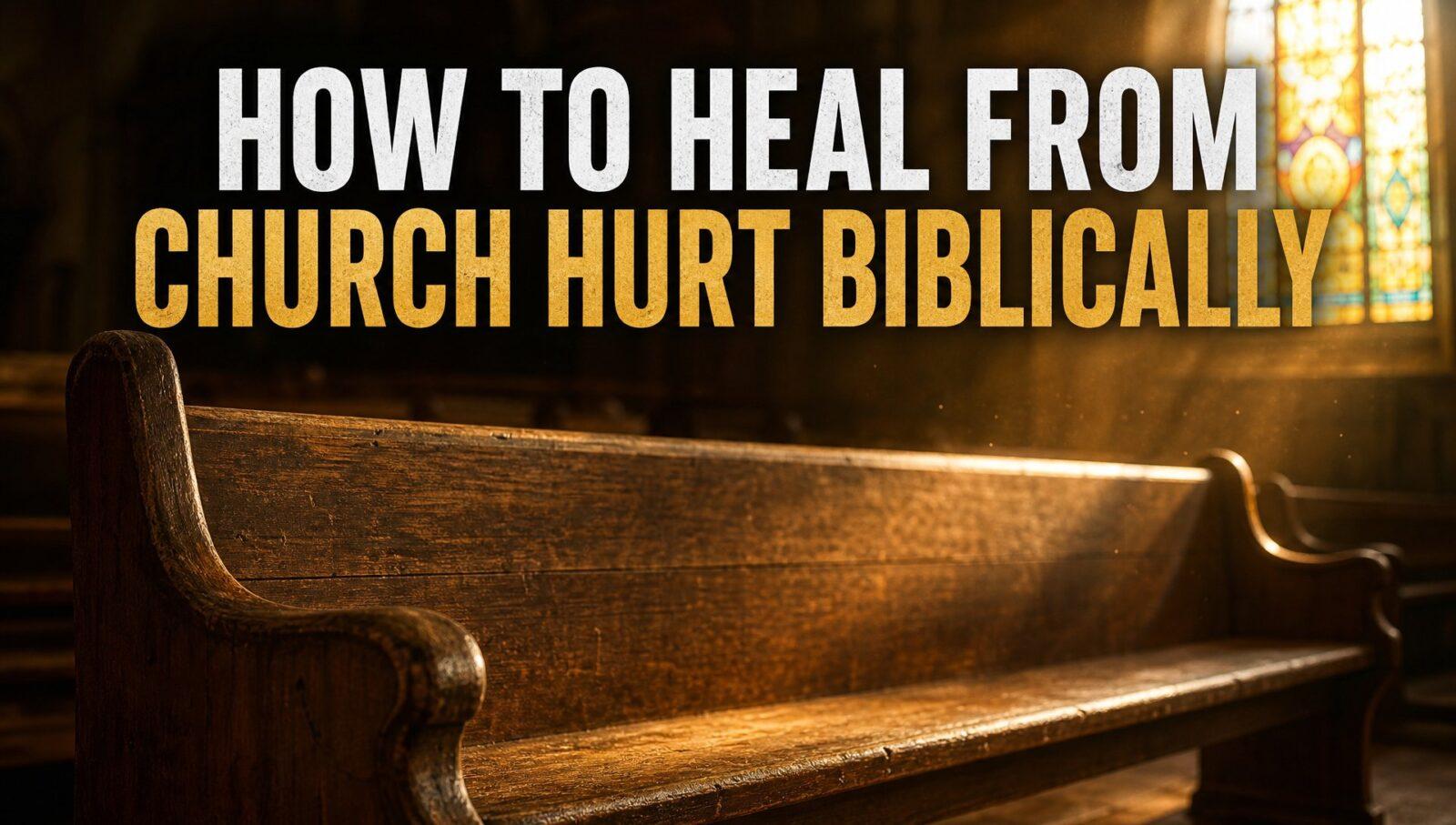 How to Heal From Church Hurt Biblically