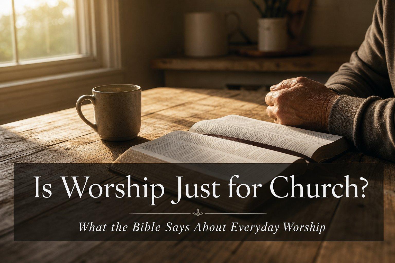 Is Worship Just for Church What the Bible Says About Everyday Worship