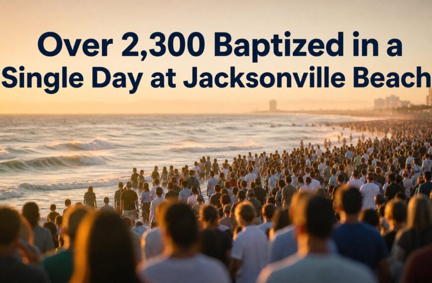 Over 2,300 Baptized in a Single Day at Jacksonville Beach