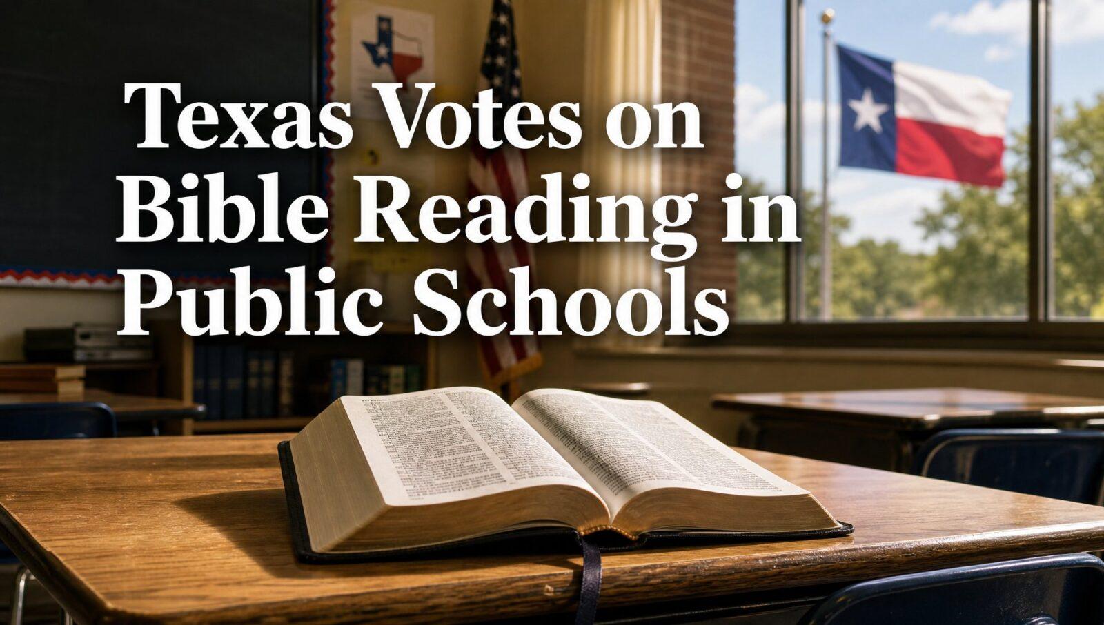 Texas Poised to Make Bible Reading Mandatory