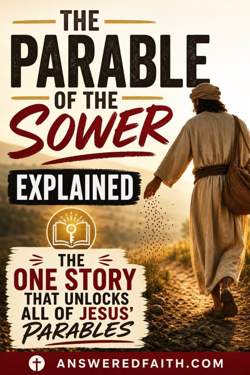 The Parable of the Sower Explained The One Story That Unlocks All of Jesus' Parables