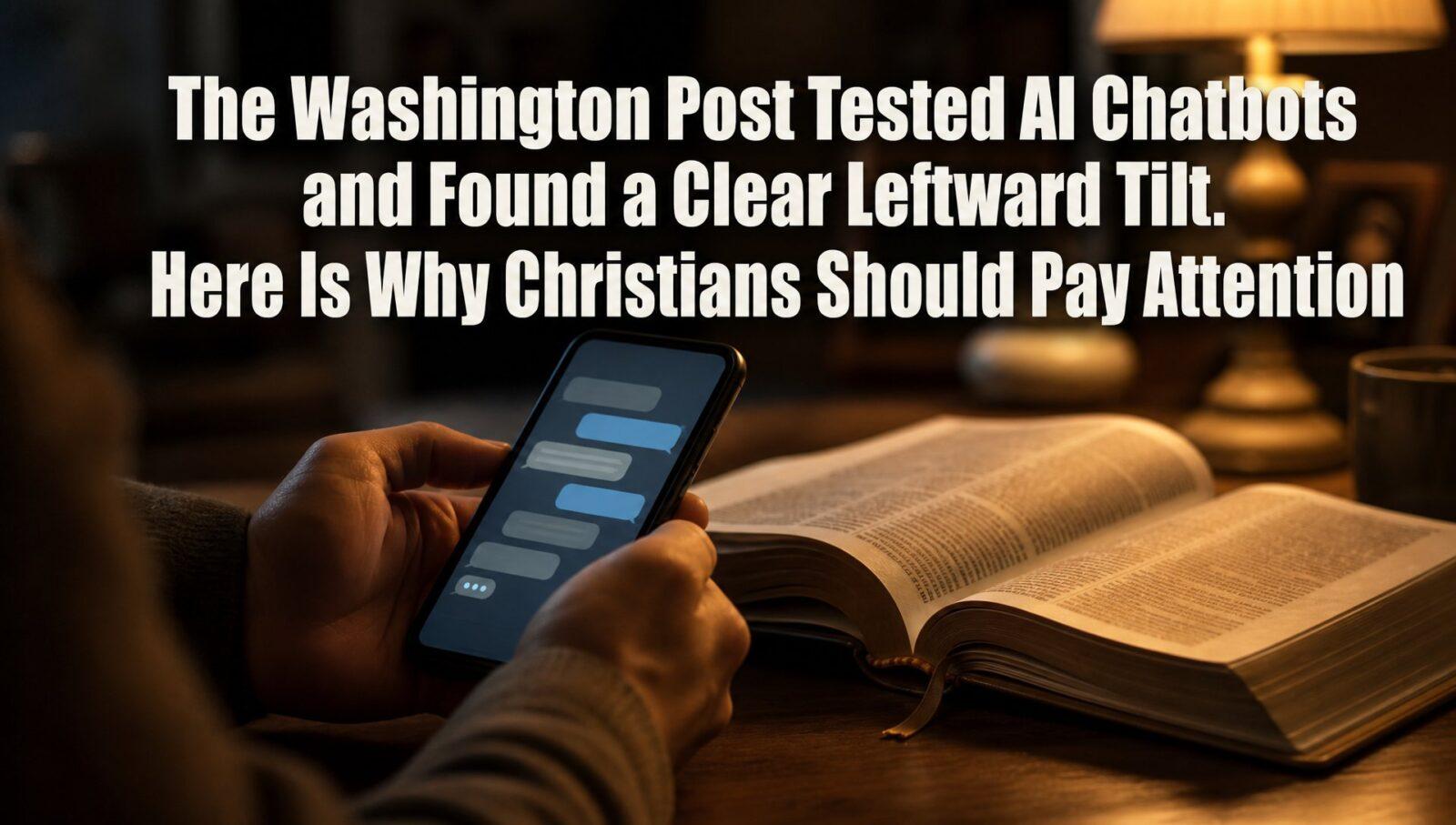 The Washington Post Tested AI Chatbots and Found a Clear Leftward Tilt