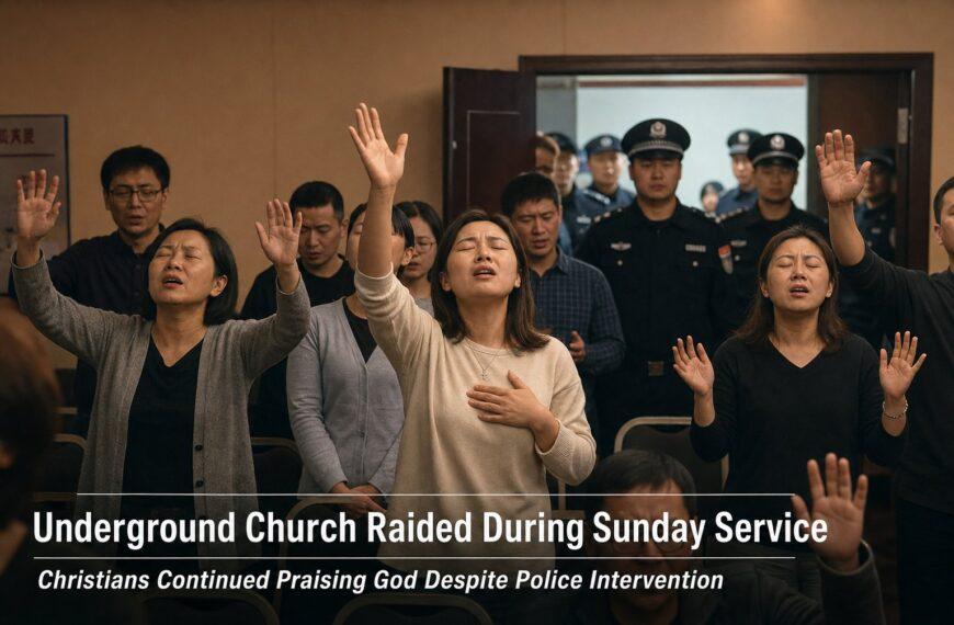 Underground Church Raided During Sunday Service as Christians Continued Praising God