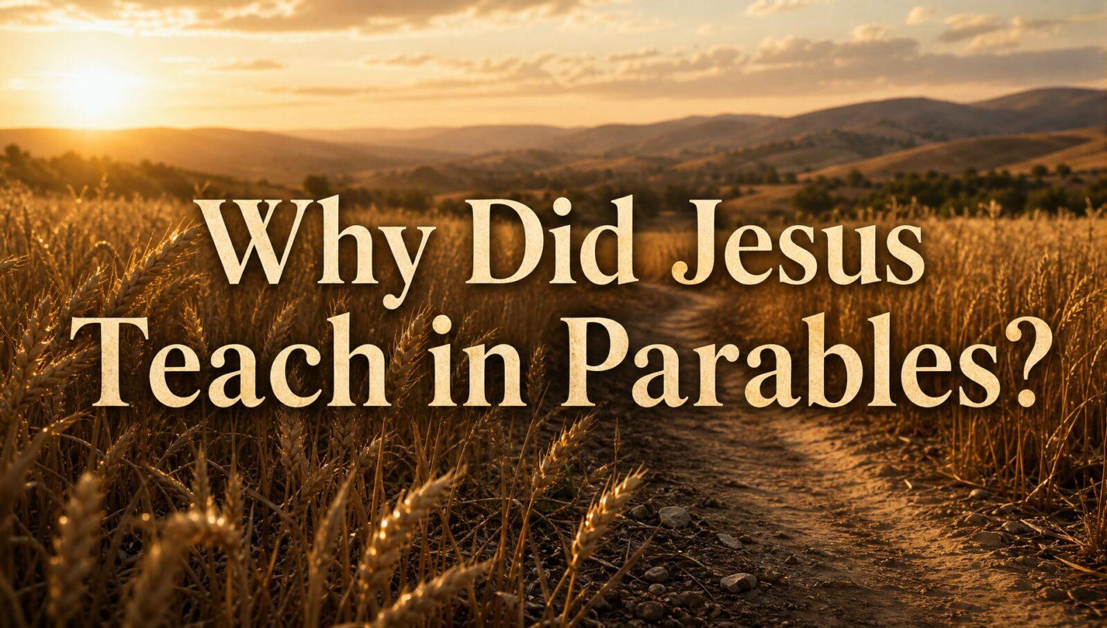Why Did Jesus Teach in Parables