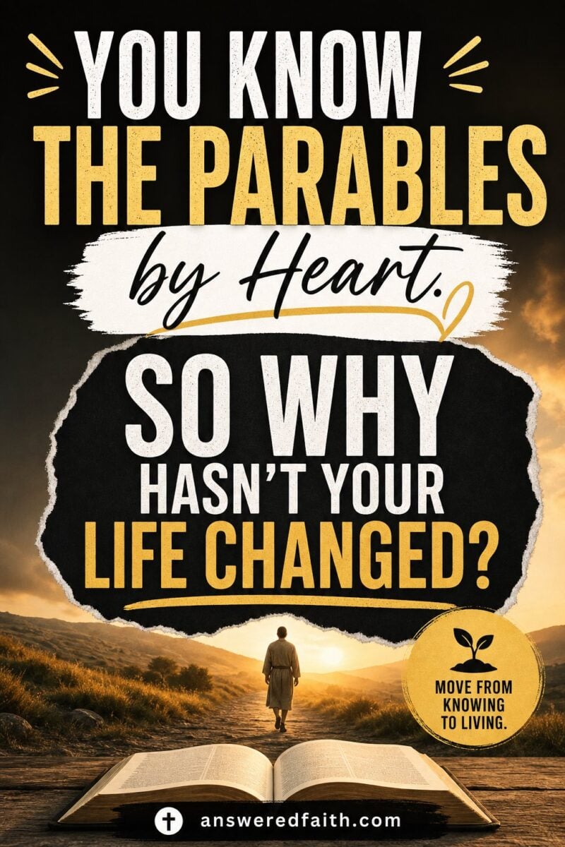 You Know the Parables by Heart. So Why Hasn't Your Life Changed