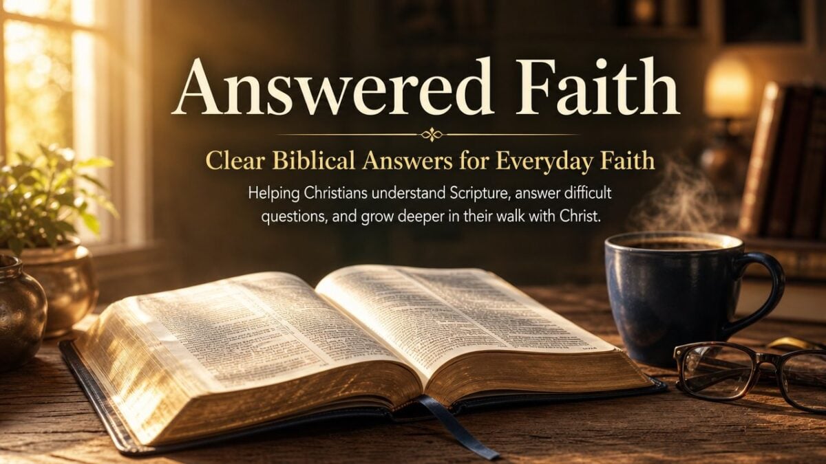 Answered faith