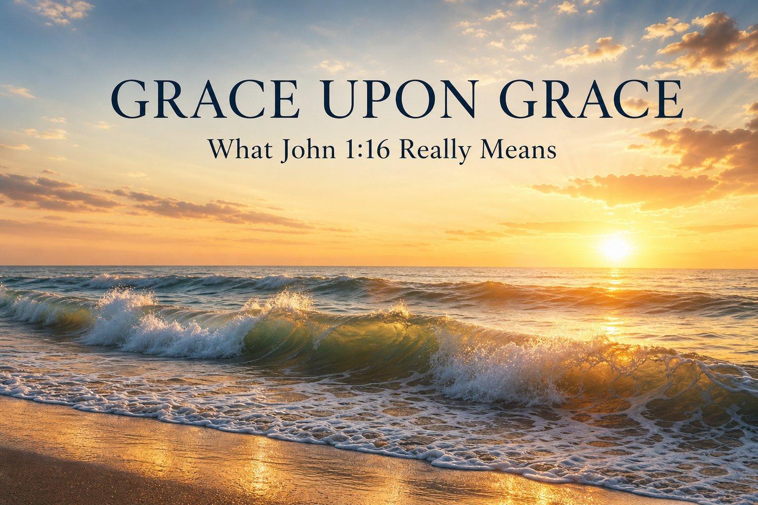 Grace upon grace