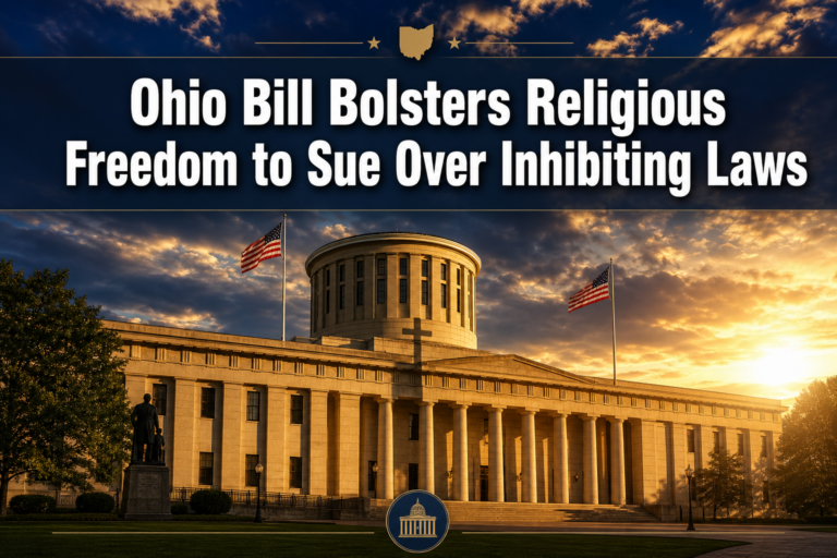 Ohio Bill Bolsters Religious Freedom to Sue Over Inhibiting Laws
