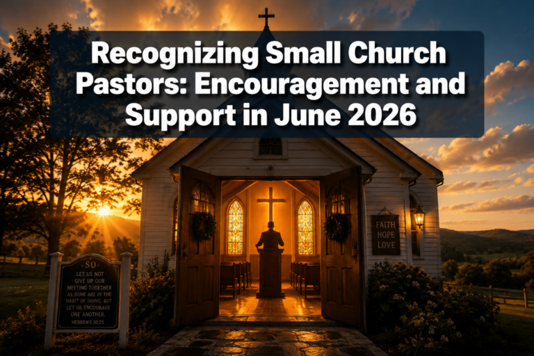 Recognizing Small Church Pastors: Encouragement and Support in June 2026